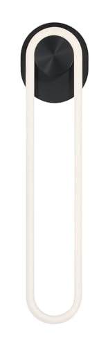 Eurofase Swing LED Outdoor Wall Sconce – 24" Modern Black Exterior Wall Light for Porch & Patio, Wet-Rated, 1456 Lumens, Dimmable