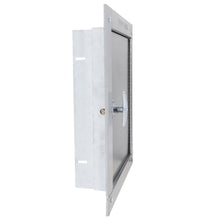 Midland Style Stainless Steel Trash Chute Door - Side Hinged, 24(H) X 24(W), Right Hinged by Oswald Supply