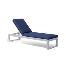 Anderson Teak SL-1008 Lucca Modern Sun Lounger, Gray