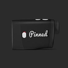 Pinned Golf Prism Slope Rangefinder | USB Rechargeable Distance Finder Black