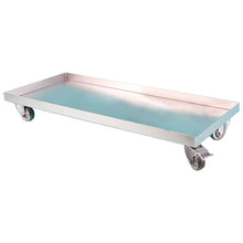 Plant Trays for Pots with 360° Swivel Wheels, Washing Machine Pan, Oil Catch Pan Protects the Floor from Damage and Cleanliness(120 * 40 * 14.5cm/47.2 * 15.7 * 5.7in)