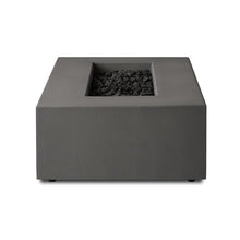 BBQGuys Signature Estes 60-Inch Low Rectangle Natural Gas Fire Table - Carbon - 143NG-CBN