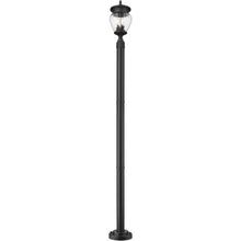 Z-Lite 5016PHMR-5012P Davina 3 Light 94" Tall Post Light - Black