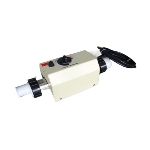 Induction Heater, Heater Pool 2KW/3KW Stainless Steel Swimming Bathtub Spa Thermostatic Equipment Suitable For Home Outdoor School for Rusty Screw(2KW)