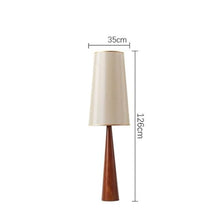 LICONG-2019 Vertical Lamps Floor Lamp Living Room Study Wooden Retro Bedroom Tea Room Bedside Standing Table Lamp