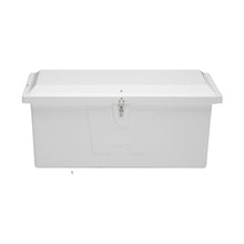TaylorMade Stow 'N Go Small Fiberglass Dock Box White 24"H x 54"W x 22"D