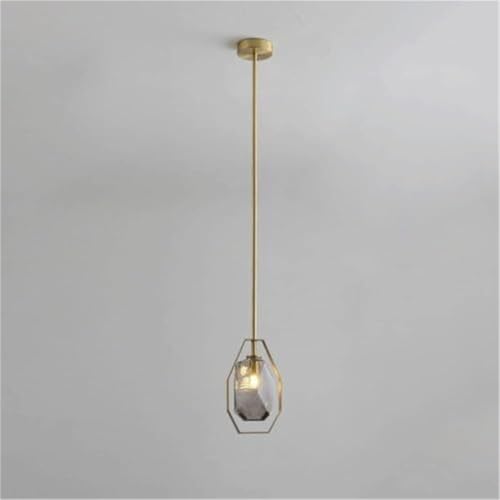 Classic Glass Pendant Light Fixture - 77cm Long Plate Chandelier with