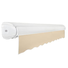 Awntech 8' Full Cassette Manual (8' x 6.5') Retractable Patio Awning, Tan