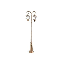 HAOYICD Victorian Style Solar Street Light - Outdoor Waterproof Lamp Post with Bronze Finish for Villa Park Pathway and Garden Landscape Lighting(Bronze)