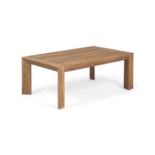 Merax 2-Piece Outdoor Acacia Wood Loveseat & Coffee Table Set