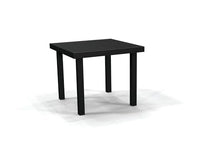 Winston Solid Top 24" Square Side Table, Celedon