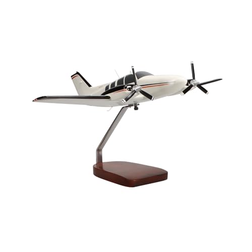 High Flying Models Beechcraft Baron G58 Large Mahogany Sculpture Multicolor