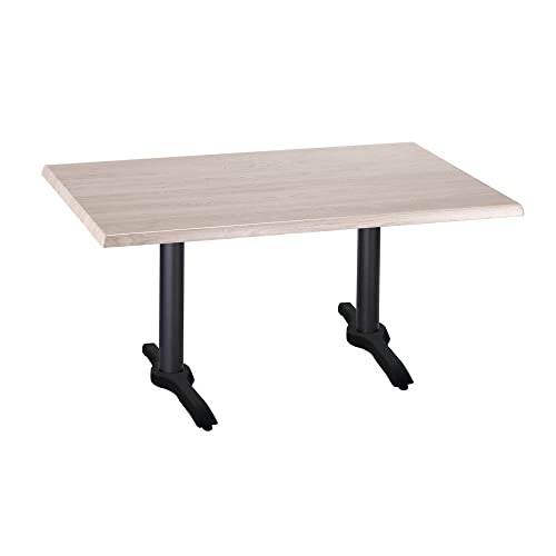 Holland Bar Stool OD211EB-30BWOD3048WA 30 in. Tall OD211EB Indoor & Outdoor All-Season Two Table Bases with 30 x 48 in. White Ash Top