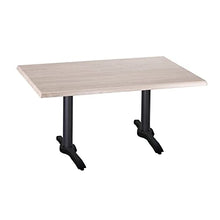 Holland Bar Stool OD211EB-30BWOD3048WA 30 in. Tall OD211EB Indoor & Outdoor All-Season Two Table Bases with 30 x 48 in. White Ash Top