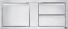 Napoleon Stainless Steel Single Door & Double Drawer Combo 42x16-Inches (BI-4216-1D2DR)