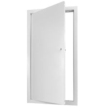 Access Panel 24x36 30x48 Inch, Aluminum Frame Access Doors White Opening Flap Cover Plate, Plumbing Inspection Hatch for Wall Ceiling(24x48in/61x122cm)