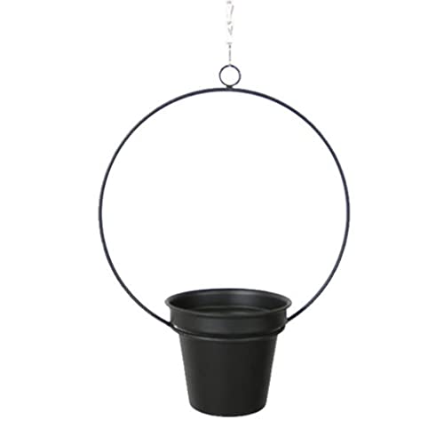 Metal Plant Hanger, Hanging Basket, Flower Pot Rack, Garden Balcony Indoor and Outdoor Decoration Rack (Color : Style 2) (Style 1)