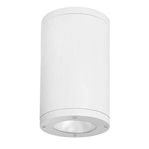 WAC Lighting DS-CD08-F30-WT 8-Inch Tube Architectural Ceiling Mount, Flood, 3000K