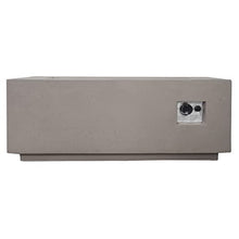 Christopher Knight Home Nicola Outdoor 40 Inch Rectangle Fire Pit, Light Gray