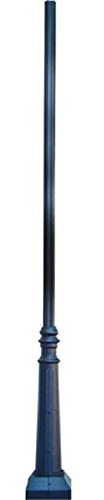 DABMAR LIGHTING INC Fluted Post 10 ft Steel 3" White