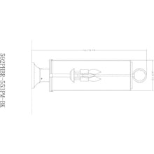 SANA 3 Light Outdoor PIER Mounted Fixture, Black and SEEDY