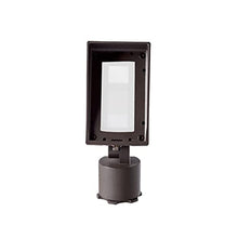 WAC Landscape Lighting, Wall Wash Light LED 12V with Adjustable Beam Angle and Integral Brightness Control 3000K in Bronze
