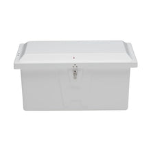 TaylorMade Stow 'N Go Low-Profile Fiberglass Dock Box White 20" H x 40" W x 19" D