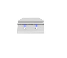 AMS Fireplace Summerset 30" Built-In Gas Griddle | #304 Stainless Steel Heavy-Duty Outdoor Flat Top Grill | 36,000 BTUs of Combined Heating With Large Capacity Drip Tray & Removable Lid. (Propane Gas)
