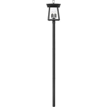Z-Lite 5015PHXLR-5009P96 Rainer 5 Light 122" Tall Post Light - Black