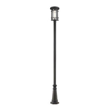 Z-Lite 1 Light Outdoor Post Mounted Fixture Oil Rubbed Bronze