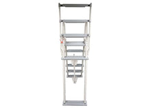Confer Plastics 7000X Eliminator A-Frame Pool Ladder | Made in USA | Adjustable 48–54 in | Lockable Outer Steps | Heavy-Duty, Stable, Easy-Climb Design