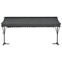 Free Standing Awning 196.9x118.1 Inch Anthracite