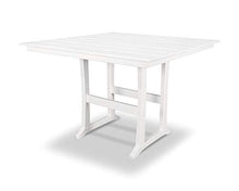 Trex Outdoor Furniture™ Farmhouse Trestle 59" Bar Table in Classic White