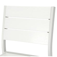 Benjara Kylo 18 Inch Set of 4 Bar Height Side Chairs, White Aluminum Metal Frames