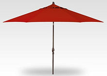 Treasure Garden Octagonal 9ft Patio Umbrella - Outdoor Furniture Market Umbrella – Auto Tilt – Bronze Aluminum Frame (O’bravia2, Red)
