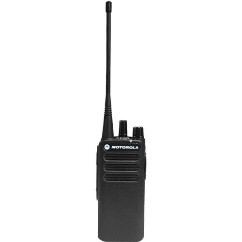 Motorola Solutions CP100D Analog UHF Portable Two Way Radio 2 Pack Bundle Black