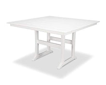Trex Outdoor Furniture™ Farmhouse Trestle 59" Counter Table in Classic White