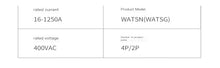 MGMYVDDGVW Double Power Automatic Transfer Switch, WATSN-100-4A 4P Dual Power Supply 16A, 20A, 25A, 32A, 40A, 50A, 63A, 80A, 100A(400A)