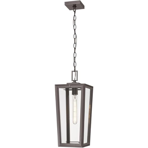 Innovations Lighting 9952-1H-BZ-20-CL Madison 1 Light 8 inch Bronze Outdoor Pendant in Clear Glass