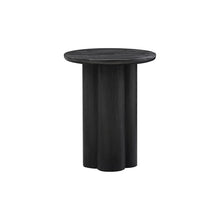 NPD Furniture Mayville Solid Mindi Wood Accent Table, Alto Black