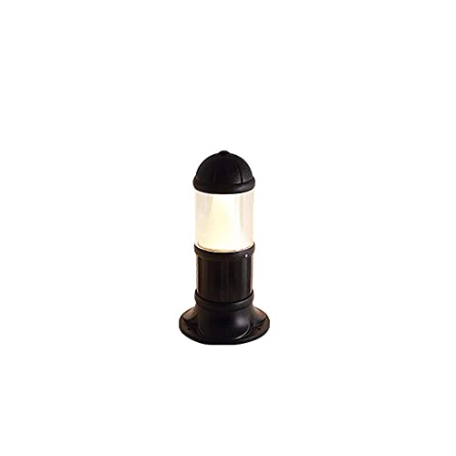 Commercial IP54 Waterproof LED Column Headlight Rainproof Garden Business Energy Saving Villa Aluminum Fence Gate Light Outdoor Decoration Illumination Simple Street Lamp (Color : 35cm)