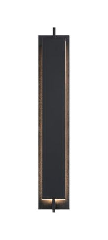 Eurofase Tribek LED Outdoor Wall Sconce – 32" Modern Black Exterior Wall Light for Porch & Patio, Wet-Rated, 216 Lumens, Dimmable