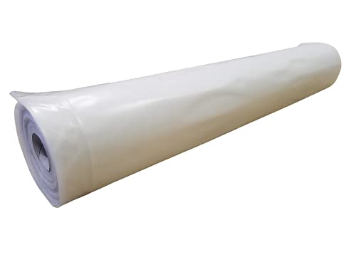 Farm Plastic Supply Clear Greenhouse Plastic Sheeting 8 mil 50' x 70' White