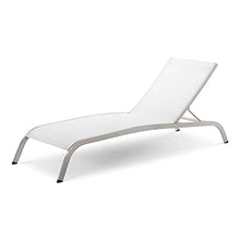 America Luxury - Outdoor Lounge Chair Chaise Set of 4 Aluminum Metal White