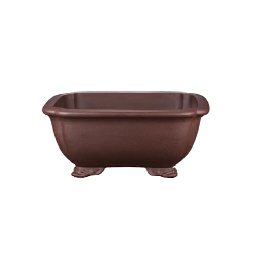 ULTRAWAVE Flower Pots Purple Clay Flower Pot Ceramic Living Room Greenery Succulent Bonsai Pot Square Plant Thing Container Decorative Planter
