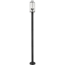 Z-Lite 592PHMR-567P-BK Sana Outdoor Post, 2-Light 120 Total Watts, Black