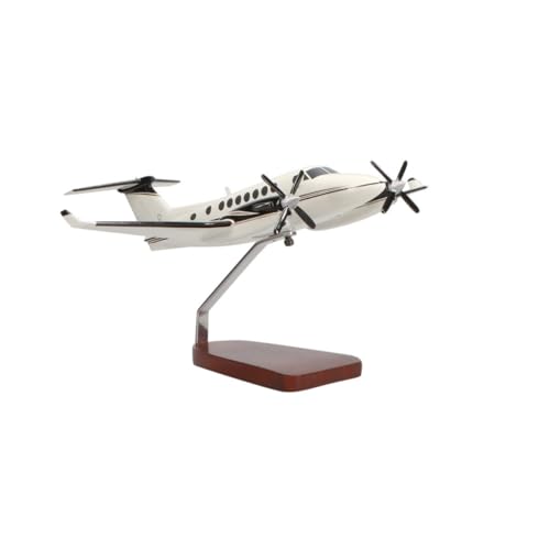 High Flying Models Beechcraft King Air B-350 Mahogany Sculpture Multicolor