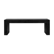 Starlight Canyon Home Fiber-Reinforced Concrete Bench with Contemporary Profile, Outdoor Patio Seat for Entryway or Garden or Dining Area