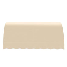 Awntech 10' Savannah (124.5"-44"-36") Waterfall Closed-Sides Awning, Tan