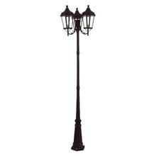 Livex 3 Light Outdoor Post Light Bronze